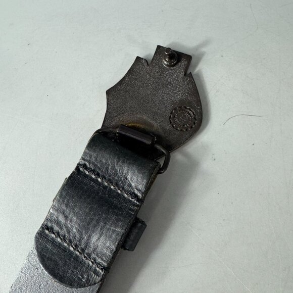 Harley Davidson Sequined Official Black Leather Belt, Size 38 - Picture 9 of 12